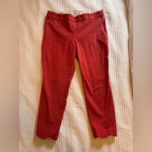 J by j crew scallop trim pants